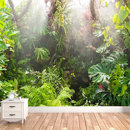 3D-Wald-Wandbild, grüne Pflanzen, Tapete, moderne Wandverkleidung, Aufkleber zum Abziehen und Aufkleben, entfernbares PVC/Vinyl-Material, selbstklebend/Kleber erforderlich, Wanddekoration für
3D-Wald-Wandbild, grüne Pflanzen, Tapete, moderne Wandverkleidung, Aufkleber zum Abziehen und Aufkleben, entfernbares PVC/Vinyl-Material, selbstklebend/Kleber erforderlich, Wanddekoration für