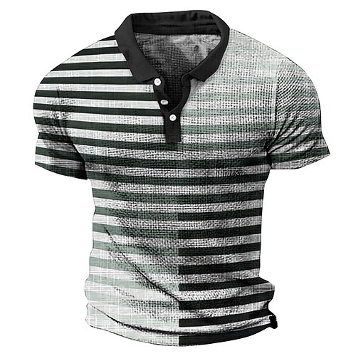 Herre Vaffel poloshirt POLO Trøje Golftrøje Stribet Grafiske tryk Geometri Aftæpning Grøn Grå udendørs Gade Kortærmet Trykt mønster Tøj Mode Designer Afslappet Åndbart
Herre Vaffel poloshirt POLO Trøje Golftrøje Stribet Grafiske tryk Geometri Aftæpning Grøn Grå udendørs Gade Kortærmet Trykt mønster Tøj Mode Designer Afslappet Åndbart