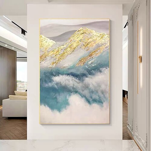 dipinto a mano di alta qualità tela astratta lamina d'oro montagna cielo blu pittura a olio spessa immagine strutturata per la decorazione domestica
dipinto a mano di alta qualità tela astratta lamina d'oro montagna cielo blu pittura a olio spessa immagine strutturata per la decorazione domestica
