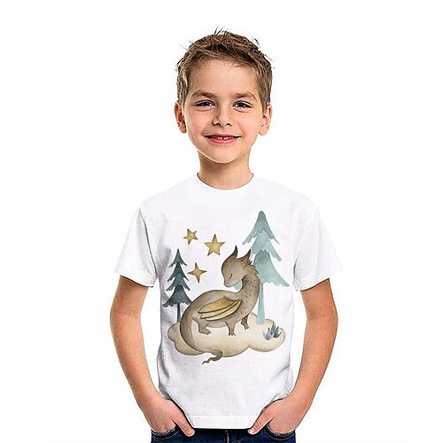 Barn Gutt T skjorte T-skjorte Grafisk Tre Drage Kortermet Crewneck Barn Topp utendørs 3D-utskrift Mote Bedårende Daglig Sommer Hvit 2-13 år
Barn Gutt T skjorte T-skjorte Grafisk Tre Drage Kortermet Crewneck Barn Topp utendørs 3D-utskrift Mote Bedårende Daglig Sommer Hvit 2-13 år