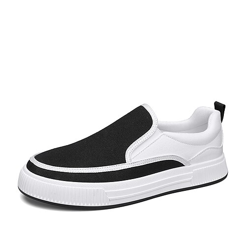 Herre Sko Kondisko Tøfler & Slip-ons Komfort Sko Slip-on sneakers Afslappet Daglig Løb Trænings- og cross-træningssko Kanvas Klæde Åndbart Ankelstøvler Hvid / Blå Sort Kakifarvet Farveblok Forår
Herre Sko Kondisko Tøfler & Slip-ons Komfort Sko Slip-on sneakers Afslappet Daglig Løb Trænings- og cross-træningssko Kanvas Klæde Åndbart Ankelstøvler Hvid / Blå Sort Kakifarvet Farveblok Forår