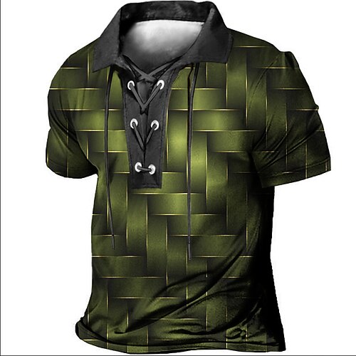 Per uomo POLO Camicia da golf Golf Stampe astratte Geometria Collo ripiegabile Giallo Blu Viola Verde Grigio Esterno Strada Manica corta A cordoncino Stampa Abbigliamento Sportivo Di tendenza
Per uomo POLO Camicia da golf Golf Stampe astratte Geometria Collo ripiegabile Giallo Blu Viola Verde Grigio Esterno Strada Manica corta A cordoncino Stampa Abbigliamento Sportivo Di tendenza