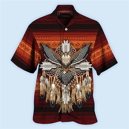 Men's Shirt Summer Hawaiian Shirt Graphic Prints Vintage Eagle Cuban Collar Brown Khaki Outdoor Casual Short Sleeve Print Clothing Apparel Sports Fashion Streetwear Designer
Men's Shirt Summer Hawaiian Shirt Graphic Prints Vintage Eagle Cuban Collar Brown Khaki Outdoor Casual Short Sleeve Print Clothing Apparel Sports Fashion Streetwear Designer