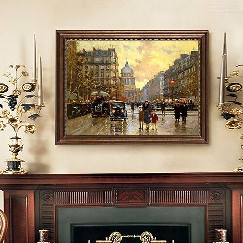 Peinture à l'huile faite à la main toile art mural décoration vintage paysage chefs-d'œuvre vue sur la rivière avec moulin à vent pour la décoration intérieure roulé sans cadre peinture non étirée
Peinture à l'huile faite à la main toile art mural décoration vintage paysage chefs-d'œuvre vue sur la rivière avec moulin à vent pour la décoration intérieure roulé sans cadre peinture non étirée