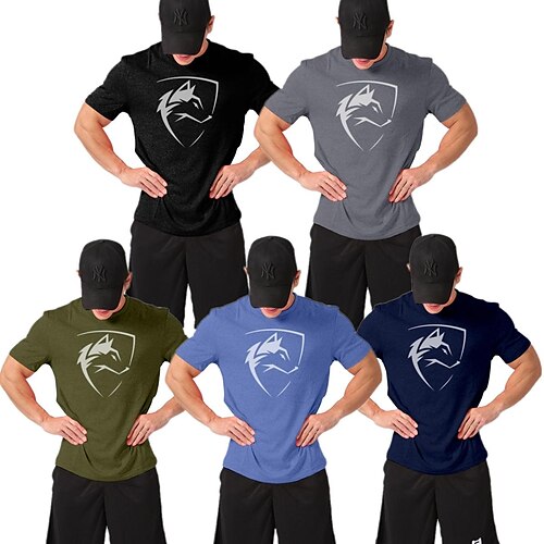 Herre Trænings-shirt Løbe-T-shirt Kortærmet T-shirt Atletisk atletiktøj Åndbart Svedtransporende Blød Fitness Gym Træning Løb Sportstøj Sportstøj Sort Hvid militærgrøn
Herre Trænings-shirt Løbe-T-shirt Kortærmet T-shirt Atletisk atletiktøj Åndbart Svedtransporende Blød Fitness Gym Træning Løb Sportstøj Sportstøj Sort Hvid militærgrøn