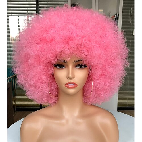 Parrucca afro anni '70 con frangia parrucca riccia afro crespa corta per donne nere grande rimbalzante e morbida dall'aspetto naturale parrucche cosplay di natale per feste di halloween
Parrucca afro anni '70 con frangia parrucca riccia afro crespa corta per donne nere grande rimbalzante e morbida dall'aspetto naturale parrucche cosplay di natale per feste di halloween