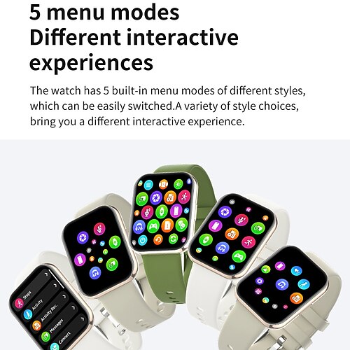 696 G23 Montre intelligente 1.91 pouce Smartwatch Montre Connectée Bluetooth Podomètre Rappel d'Appel Moniteur de Sommeil Compatible avec Android iOS Femme Mode Mains-Libres Rappel de Message
696 G23 Montre intelligente 1.91 pouce Smartwatch Montre Connectée Bluetooth Podomètre Rappel d'Appel Moniteur de Sommeil Compatible avec Android iOS Femme Mode Mains-Libres Rappel de Message