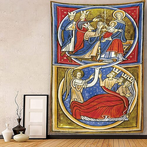 pittura medievale arazzo da parete decorazione artistica coperta tenda appesa a casa camera da letto soggiorno decorazione
pittura medievale arazzo da parete decorazione artistica coperta tenda appesa a casa camera da letto soggiorno decorazione