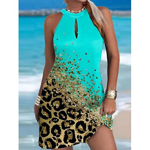 Dame Strandkjole Strandklær Mini kjole Hull Trykt mønster Tropisk Moderne Leopard Grime Ermeløs Normal Daglig Feriereise Grønn 2023 Sommer Vår S M L XL
Dame Strandkjole Strandklær Mini kjole Hull Trykt mønster Tropisk Moderne Leopard Grime Ermeløs Normal Daglig Feriereise Grønn 2023 Sommer Vår S M L XL