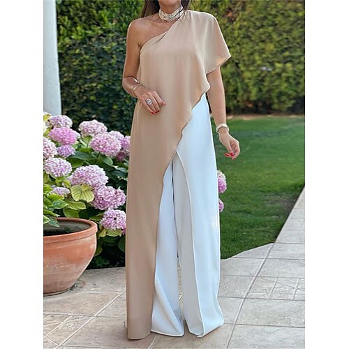 Mujer Mono Retazos Bloque de color Un Hombro Ropa de calle Trabajo Calle Ajuste regular Manga Corta Negro Azul Piscina Fucsia S M L Verano
Mujer Mono Retazos Bloque de color Un Hombro Ropa de calle Trabajo Calle Ajuste regular Manga Corta Negro Azul Piscina Fucsia S M L Verano