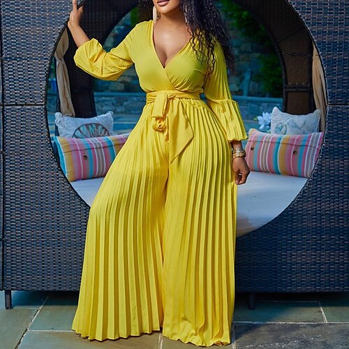 Jumpsuit / Pantsuit Festkjoler Elegant Kjole Ferie Gulvlengde Langermet Besmykket Chiffon med Plissert 2023
Jumpsuit / Pantsuit Festkjoler Elegant Kjole Ferie Gulvlengde Langermet Besmykket Chiffon med Plissert 2023
