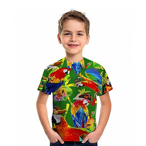 Børn Drenge T-shirt T-shirt Grafisk Dyr Kortærmet Crewneck Børne Top udendørs 3D-udskrivning Sport Mode Daglig Sommer Grøn 2-13 år
Børn Drenge T-shirt T-shirt Grafisk Dyr Kortærmet Crewneck Børne Top udendørs 3D-udskrivning Sport Mode Daglig Sommer Grøn 2-13 år