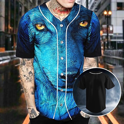 Herre Baseball Jersey Baseball skjorte Åndbart Letvægt Svedreducerende Kortærmet Trøye Trøje Regulær Trykt Sommer Gym Træning Tennis Golf
Herre Baseball Jersey Baseball skjorte Åndbart Letvægt Svedreducerende Kortærmet Trøye Trøje Regulær Trykt Sommer Gym Træning Tennis Golf
