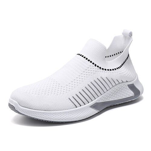 Herre Tøfler & Slip-ons Flyknit sko Afslappet Daglig Flyvende vævning Åndbart Sort Hvid Sommer Forår
Herre Tøfler & Slip-ons Flyknit sko Afslappet Daglig Flyvende vævning Åndbart Sort Hvid Sommer Forår