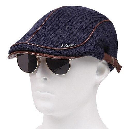Herre Unisex Flat lue Svart Mørk Marineblå Retro Rød Ensfarget / vanlig farge Fritid / hverdag
Herre Unisex Flat lue Svart Mørk Marineblå Retro Rød Ensfarget / vanlig farge Fritid / hverdag