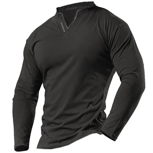 Homme POLO Tee Shirt Golf Casual Vacances Mao Col V manche longue Mode basique Plein Classique Eté Coupe ajustée Noir Blanche Grise POLO
Homme POLO Tee Shirt Golf Casual Vacances Mao Col V manche longue Mode basique Plein Classique Eté Coupe ajustée Noir Blanche Grise POLO