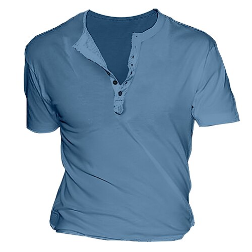 Herre Henley-skjorte Tee Top Vanlig Henley Gade Ferierejse Kort Ærme Tøj Mode Designer Basale
Herre Henley-skjorte Tee Top Vanlig Henley Gade Ferierejse Kort Ærme Tøj Mode Designer Basale