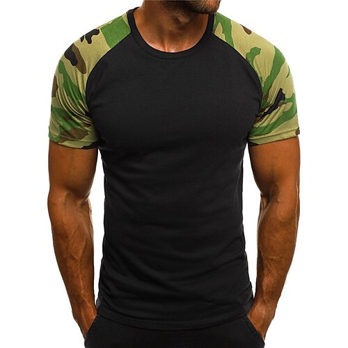 Per uomo maglietta T-shirt Color Block Mimetico Manica Raglan Girocollo Strada Da mare Maniche corte Collage Abbigliamento Di tendenza Originale Essenziale
Per uomo maglietta T-shirt Color Block Mimetico Manica Raglan Girocollo Strada Da mare Maniche corte Collage Abbigliamento Di tendenza Originale Essenziale