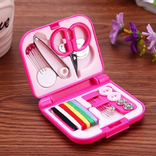 1pcs kit da cucito in plastica scatola per uncinetto mini fili per aghi bottoni forbici ditale strumenti per cucire kit per la casa portatile strumento per cucire da viaggio
1pcs kit da cucito in plastica scatola per uncinetto mini fili per aghi bottoni forbici ditale strumenti per cucire kit per la casa portatile strumento per cucire da viaggio