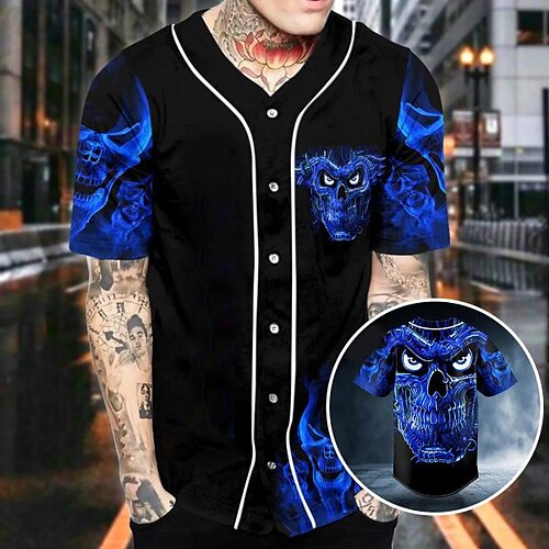 Herre Baseball Jersey Baseball skjorte Åndbart Letvægt Svedreducerende Kortærmet Trøye Trøje Regulær Trykt Sommer Gym Træning Tennis Golf
Herre Baseball Jersey Baseball skjorte Åndbart Letvægt Svedreducerende Kortærmet Trøye Trøje Regulær Trykt Sommer Gym Træning Tennis Golf