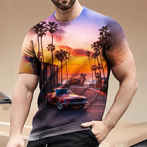 Per uomo maglietta Pop art Auto Girocollo Abbigliamento Stampa 3D Esterno Giornaliero Manica corta Stampa Di tendenza Originale Vintage
Per uomo maglietta Pop art Auto Girocollo Abbigliamento Stampa 3D Esterno Giornaliero Manica corta Stampa Di tendenza Originale Vintage