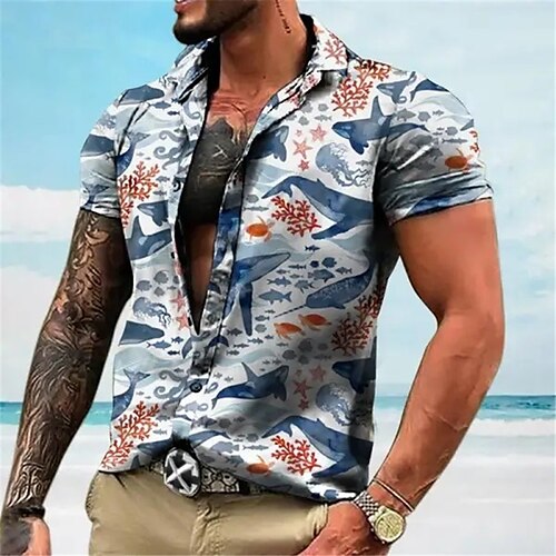 Herren Hemd Hawaiihemd Sommerhemd Grafik-Drucke Wal Haus Umlegekragen Gelb Blau Outdoor Strasse Kurze Ärmel Bedruckt Bekleidung Modisch Strassenmode Designer Brautkleider schlicht
Herren Hemd Hawaiihemd Sommerhemd Grafik-Drucke Wal Haus Umlegekragen Gelb Blau Outdoor Strasse Kurze Ärmel Bedruckt Bekleidung Modisch Strassenmode Designer Brautkleider schlicht
