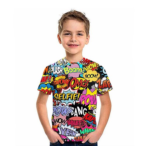 Bambino Da ragazzo maglietta Tee Pop art Alfabetico Manica corta Girocollo Top bambini Esterno Stampa 3D Sportivo Di tendenza Fantastico Estate Rosso 2-13 anni
Bambino Da ragazzo maglietta Tee Pop art Alfabetico Manica corta Girocollo Top bambini Esterno Stampa 3D Sportivo Di tendenza Fantastico Estate Rosso 2-13 anni