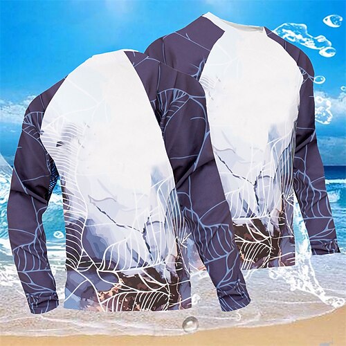 Men's Fishing Shirt Outdoor Long Sleeve UV Protection Breathable Lightweight Quick Dry Sweat wicking Top Summer Spring Outdoor Fishing Gray
Men's Fishing Shirt Outdoor Long Sleeve UV Protection Breathable Lightweight Quick Dry Sweat wicking Top Summer Spring Outdoor Fishing Gray
