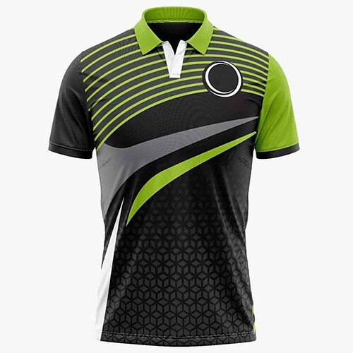 Herre POLO T-skjorte Golf skjorte Stripet Grafiske trykk Geometri V-hals Grønn utendørs Gate Kort Erme Trykt mønster Klær Sport Mote Gatemote Designer
Herre POLO T-skjorte Golf skjorte Stripet Grafiske trykk Geometri V-hals Grønn utendørs Gate Kort Erme Trykt mønster Klær Sport Mote Gatemote Designer
