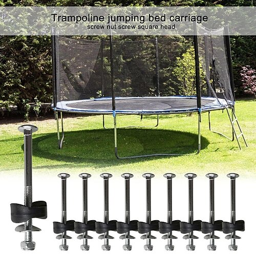 10 pezzi distanziatori per trampolini per trampolini, viti per trampolino fissatore anticaduta per viti per trampolino accessori per trampolino
10 pezzi distanziatori per trampolini per trampolini, viti per trampolino fissatore anticaduta per viti per trampolino accessori per trampolino