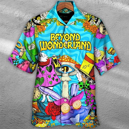 Hombre Camisa camisa hawaiana Letra Abstracto Estampados Hippie Collar Cubano Amarillo Azul Real Azul Piscina Morado Verde Trébol Exterior Casual Manga Corta Estampado Ropa Deportes Moda Ropa de
Hombre Camisa camisa hawaiana Letra Abstracto Estampados Hippie Collar Cubano Amarillo Azul Real Azul Piscina Morado Verde Trébol Exterior Casual Manga Corta Estampado Ropa Deportes Moda Ropa de