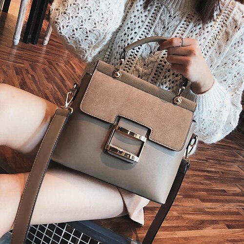 Dame Håndtaske Crossbody taske PU Læder Daglig Holdbar Anti-Støv Sort Rød Brun
Dame Håndtaske Crossbody taske PU Læder Daglig Holdbar Anti-Støv Sort Rød Brun