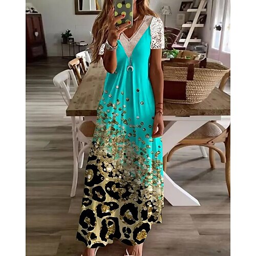 Per donna Abito lungo Abito lungo Abito casual Abito estivo Abito sottoveste Leopardo Color Block Moderno Informale Esterno Giornaliero Per eventi Stampa Senza maniche Con bretelline Vestito Standard
Per donna Abito lungo Abito lungo Abito casual Abito estivo Abito sottoveste Leopardo Color Block Moderno Informale Esterno Giornaliero Per eventi Stampa Senza maniche Con bretelline Vestito Standard