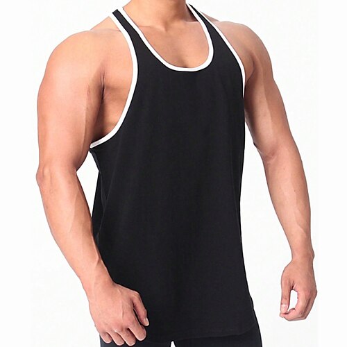 Herre Singleter Vest topp Underskjorte Racerback tanktopper Ermeløs skjorte Fargeblokk U-hals Sport & Utendørs Feriereise Ermeløs Klær Mote Daglig Sport
Herre Singleter Vest topp Underskjorte Racerback tanktopper Ermeløs skjorte Fargeblokk U-hals Sport & Utendørs Feriereise Ermeløs Klær Mote Daglig Sport