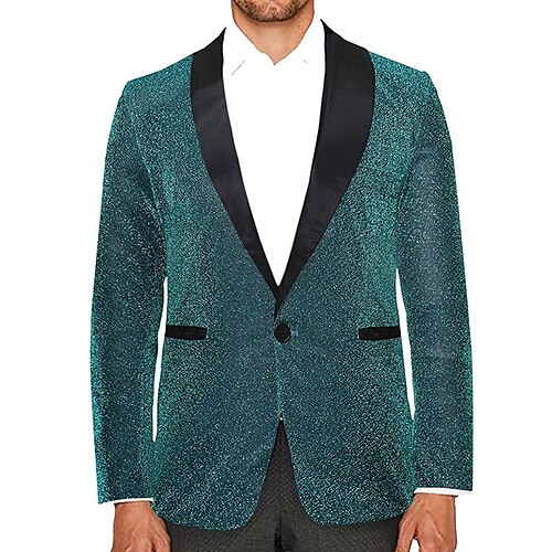 Per uomo Di tendenza Brillanti Giacca Blazer Standard Taglio sartoriale Tinta unita Monopetto - 1 bottone Blu Oro Verde Azzurro 2023
Per uomo Di tendenza Brillanti Giacca Blazer Standard Taglio sartoriale Tinta unita Monopetto - 1 bottone Blu Oro Verde Azzurro 2023