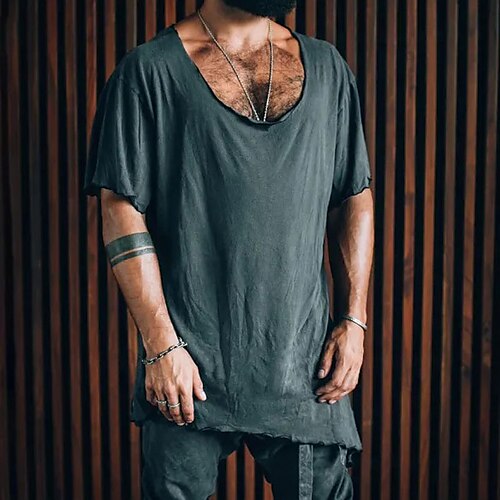 Herre T-shirt Tee Top Vanlig U-hals Gade Ferierejse Kort Ærme Tøj Mode Designer Basale
Herre T-shirt Tee Top Vanlig U-hals Gade Ferierejse Kort Ærme Tøj Mode Designer Basale