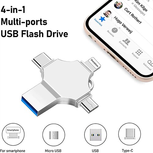 Relaxmm USB Flash Drive 32GB 4 in 1USB C Flash DriveUSB C Memory Stick Support Android/Type-C/i-Phone/PC File Storage and Transfer USB Thumb DrivesUSB StickUSB Memory Stick
Relaxmm USB Flash Drive 32GB 4 in 1USB C Flash DriveUSB C Memory Stick Support Android/Type-C/i-Phone/PC File Storage and Transfer USB Thumb DrivesUSB StickUSB Memory Stick