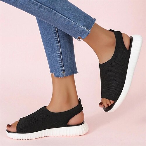 Femme Sandales Sandales plates Sandales de Sport Extérieur Plage Talon Plat Sportif Décontractées Minimalisme Maille Mocassins Couleur unie Noir Rose Rouge
Femme Sandales Sandales plates Sandales de Sport Extérieur Plage Talon Plat Sportif Décontractées Minimalisme Maille Mocassins Couleur unie Noir Rose Rouge