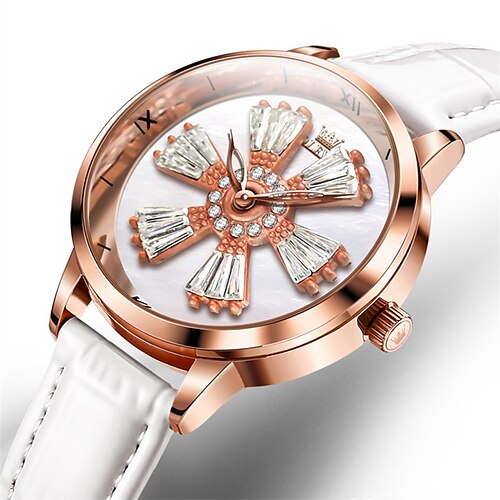 montre à quartz de luxe pour dames olevs cadeau du jour de la saint-valentin 520 montre à quartz analogique créative time to run niche ladies' waterproof pu leather women's watches
montre à quartz de luxe pour dames olevs cadeau du jour de la saint-valentin 520 montre à quartz analogique créative time to run niche ladies' waterproof pu leather women's watches