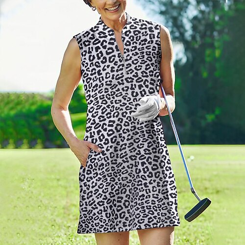 Mujer Vestido de tenis vestido de golf ropa de golf Transpirable Secado rápido Dispersor de humedad Sin Mangas Vestidos Traje de tenis Leopardo Impreso Verano Tenis Golf pepinillo
Mujer Vestido de tenis vestido de golf ropa de golf Transpirable Secado rápido Dispersor de humedad Sin Mangas Vestidos Traje de tenis Leopardo Impreso Verano Tenis Golf pepinillo