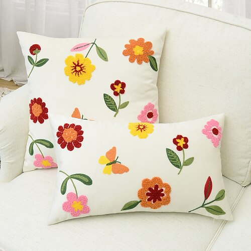 Funda de almohada con bordado floral colorido, funda de almohada lumbar decorativa, funda de cojín para sofá, cama, banco, sala de estar, 1 ud.
Funda de almohada con bordado floral colorido, funda de almohada lumbar decorativa, funda de cojín para sofá, cama, banco, sala de estar, 1 ud.