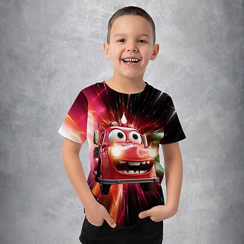 Garçon T-shirt Manche Courte T-shirt Tee-shirts Graphic Bande dessinée Automatique 3D effet Actif Sportif Mode Polyester Extérieur Casual du quotidien Enfants Col ras du cou 3-12 ans Graphique
Garçon T-shirt Manche Courte T-shirt Tee-shirts Graphic Bande dessinée Automatique 3D effet Actif Sportif Mode Polyester Extérieur Casual du quotidien Enfants Col ras du cou 3-12 ans Graphique