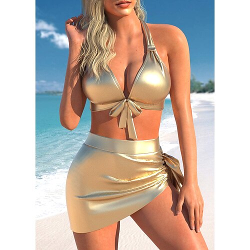 Mulheres Roupa de Banho Biquíni Normal roupa de banho 2 Peças Tecido Dourado Fatos de banho Esportivo Roupa de Praia Verão
Mulheres Roupa de Banho Biquíni Normal roupa de banho 2 Peças Tecido Dourado Fatos de banho Esportivo Roupa de Praia Verão