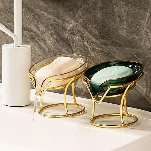 Selbstentleerender Seifenhalter, durchsichtige Seifenschale aus Kunststoff, Seifenschale, mit goldenem Eisenrahmen für Zuhause, Badezimmer, Dusche, Küche
Selbstentleerender Seifenhalter, durchsichtige Seifenschale aus Kunststoff, Seifenschale, mit goldenem Eisenrahmen für Zuhause, Badezimmer, Dusche, Küche