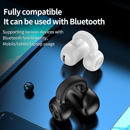 Z28 kabelloser Ohrclip, Ein-Ohr-Bluetooth-Kopfhörer 5.3, ultralange Reichweite, voll kompatibel mit intelligenter Geräuschunterdrückung für Sportarten
Z28 kabelloser Ohrclip, Ein-Ohr-Bluetooth-Kopfhörer 5.3, ultralange Reichweite, voll kompatibel mit intelligenter Geräuschunterdrückung für Sportarten