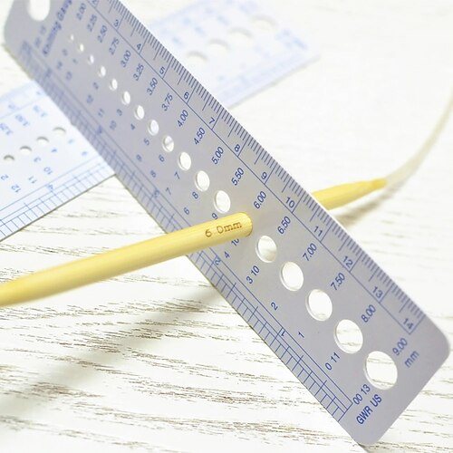 2Pcs Rule Knitting Accessories Inch Inch Sewing Ruler Plastic Ruler Needle Gauge Size Measurement Sewing Knitting Tool Kawaii
2Pcs Rule Knitting Accessories Inch Inch Sewing Ruler Plastic Ruler Needle Gauge Size Measurement Sewing Knitting Tool Kawaii