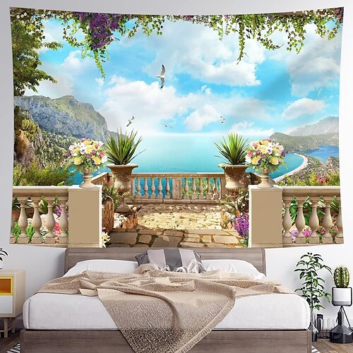 tema de jardim de praia tapeçaria suspensa arte da parede grande tapeçaria mural decoração fotografia pano de fundo cobertor cortina casa quarto sala de estar decoração
tema de jardim de praia tapeçaria suspensa arte da parede grande tapeçaria mural decoração fotografia pano de fundo cobertor cortina casa quarto sala de estar decoração