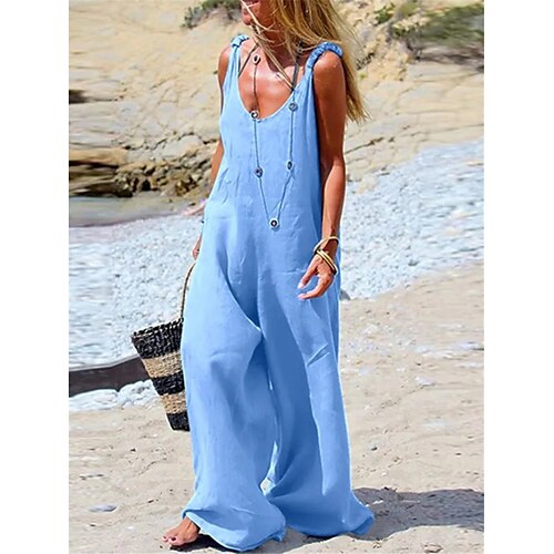 Mulheres Macacão Bolsos Côr Sólida Decote V Básico Rua Diário Normal Sem Manga Preto Azul Marinha Azul S M L Verão
Mulheres Macacão Bolsos Côr Sólida Decote V Básico Rua Diário Normal Sem Manga Preto Azul Marinha Azul S M L Verão