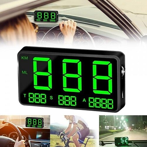 Compteur de vitesse gps numérique starfire hud affichage tête haute mph km/h avertissement de survitesse
Compteur de vitesse gps numérique starfire hud affichage tête haute mph km/h avertissement de survitesse
