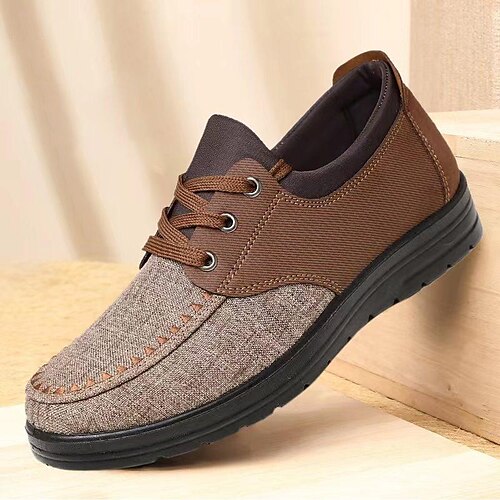 Homme Oxfords Chaussures de confort Décontractées du quotidien Toile Lin Respirable Argent Bordeaux Noir Printemps Automne
Homme Oxfords Chaussures de confort Décontractées du quotidien Toile Lin Respirable Argent Bordeaux Noir Printemps Automne